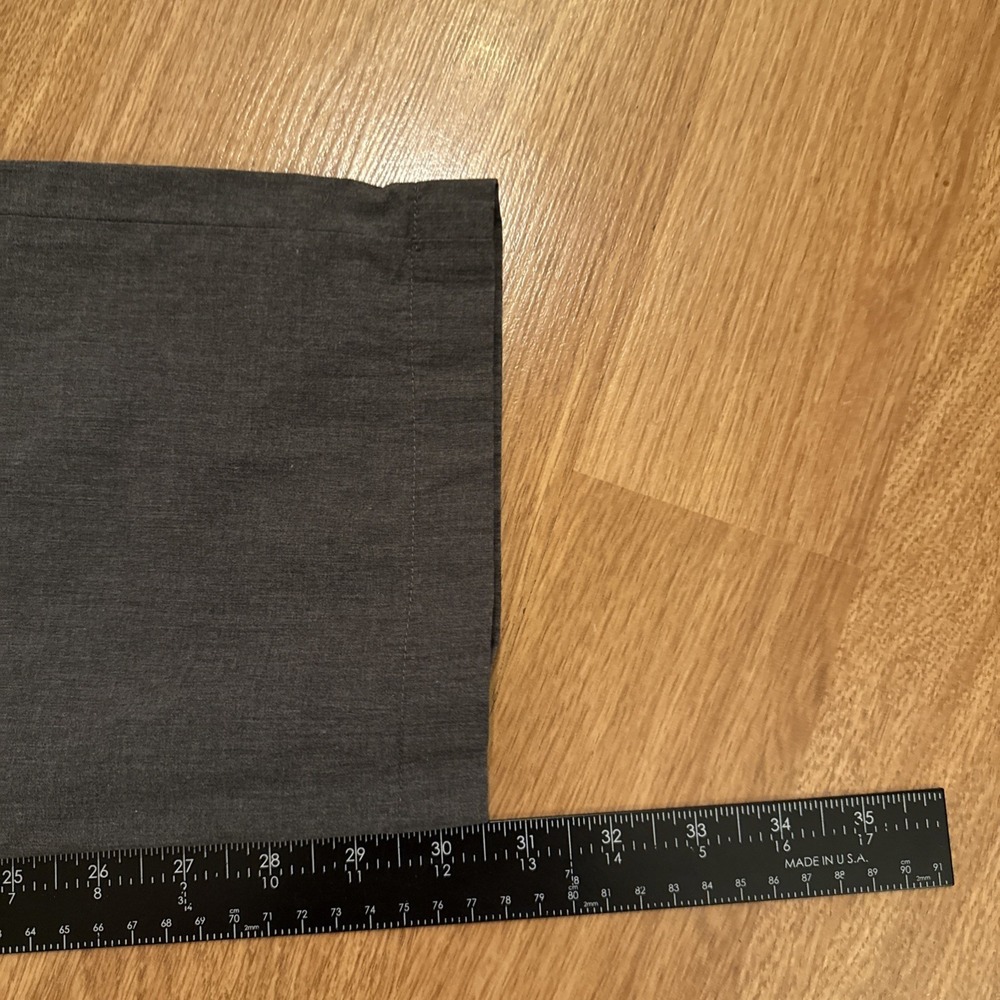 J. Crew Men's Bedford Pants Gray 35x32 (Act 36x30.5) Straight Leg 100% Cotton‎ - Picture 5 of 9